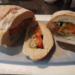Grilled Vegetable Picnic Loaf