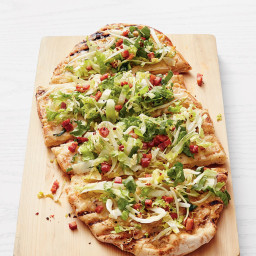 Grilled White Pizza with Fennel Salad