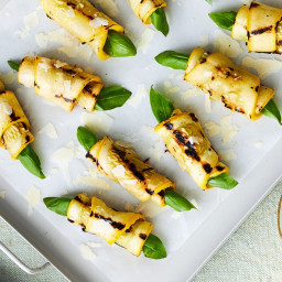 Grilled Yellow Squash Roll-Ups