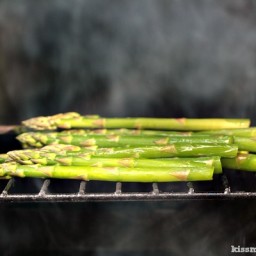 Grilled Asparagus in Brown Butter and Shallots