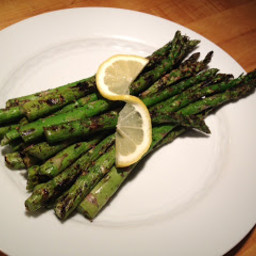 Grilled Asparagus with Lemon and Za'atar