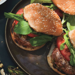 Grilled Burgers with Meyer Lemon Butter