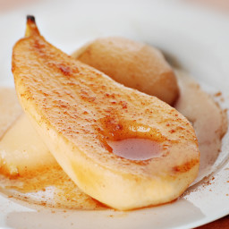 Grilled Pears with Butterscotch Sauce