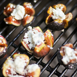 Grilling: Figs Stuffed with Goat Cheese