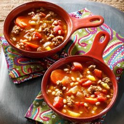 Ground Beef and Barley Soup