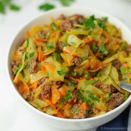 Ground Beef and Cabbage