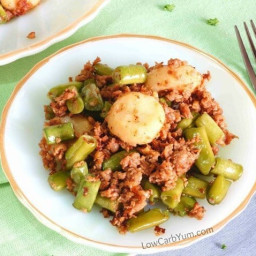 Ground Beef and Green Beans Stir Fry