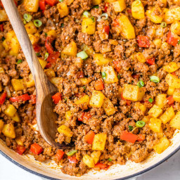 Ground Beef and Potatoes {Simple Skillet Meal!} – WellPlated.com