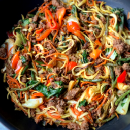 Ground Beef Chow Mein {Whole30}
