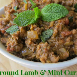Ground Lamb and Mint Curry