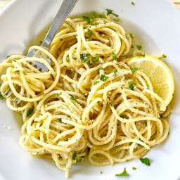 Grown Up Buttered Noodles with Parmesan and Garlic