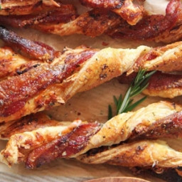Gruyere Bacon Twists Recipe