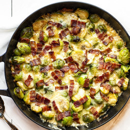 Gruyere Roasted Brussels Sprouts