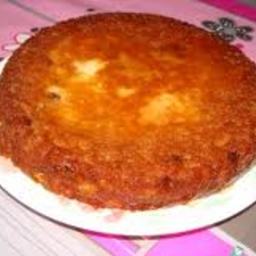 Gâteau de riz nappé de caramel