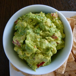 Guacamole and Baked Tortilla Chips
