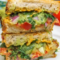 Guacamole Grilled Cheese Sandwich