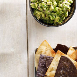 Guacamole With Cumin-Dusted Tortilla Chips