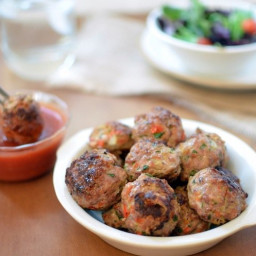 Guest Post: Turkey Meatballs with Sweet-n-Sour Sauce