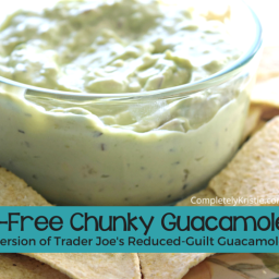 Guilt-Free Chunky Guacamole Dip