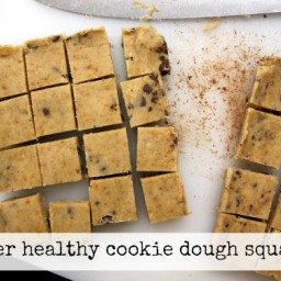 Hallie’s (No-Bake) Cookie Dough Squares