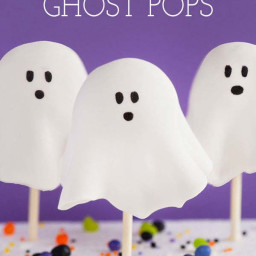Halloween Ghost Cake Pops
