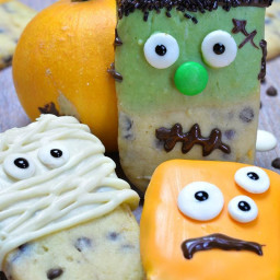 Halloween Monsters Shortbread Cookies