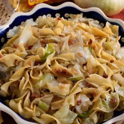 Haluski (Fried Cabbage and Noodles)