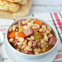 Ham and Bean Soup Crock pot recipe