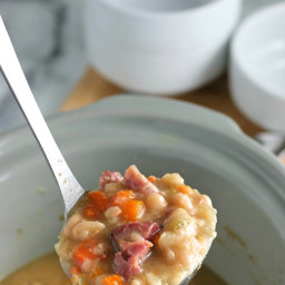 Ham and Bean Soup Crock Pot Recipe