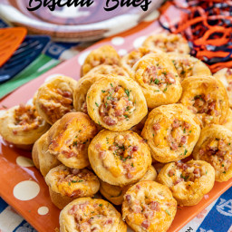 Ham and Cheese Biscuit Bites