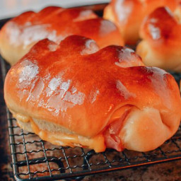 Ham and Cheese Buns, A Chinese Bakery Treat