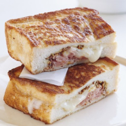 Ham and cheese French toast