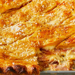 Ham and cheese slab pie recipe