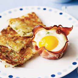 Ham and Egg Breakfast Cups with Hash Browns