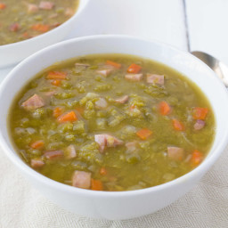 Ham and split pea soup