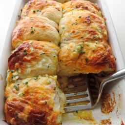 Ham Egg & Cheese Biscuit Bake