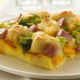 Ham and Biscuit Egg Bake