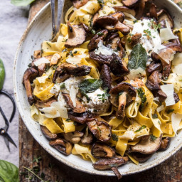 Hand-Cut Tagliatelle with Porcini and Herbs