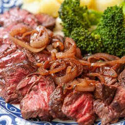 Hanger Steak with Shallots