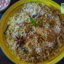 Hara Masala Chicken Biryani- Green Masala Biryani- Kali Mirch by Smita