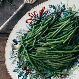 Haricots Verts with Brown Butter Herb Sauce