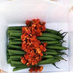 Haricots Verts with Hot Pepper Relish