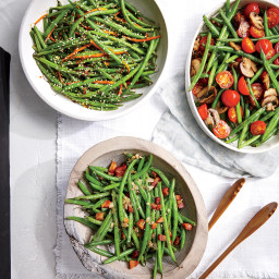 Haricots Verts with Pancetta and Garlic