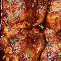 Harissa Orange Chicken Thighs Recipe