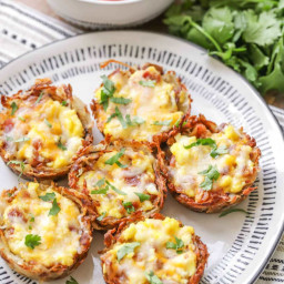 Hash Brown Egg Cups {Perfect for Leftover Hash Browns}