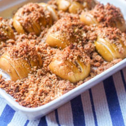 Hasselback Baked Apples with Walnuts and Honey {GF, DF}