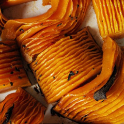 Hasselback Butternut Squash with Browned Butter