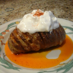 Hasselback Potatoes in the Microwave