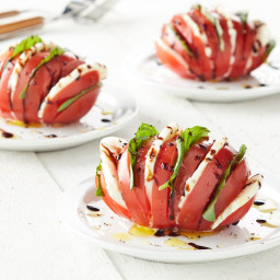 Hasselback Tomato Caprese Salad Recipe