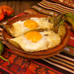 Hatch Chile Pepper Jack, Bacon and Eggs Recipe